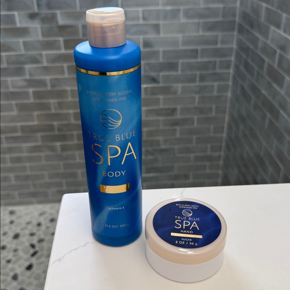Bath and Body Works True Blue Spa Bundle
